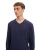 Tom Tailor Pullover BASIC V-NECK in Blau