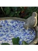 Esschert Design 2er-Set: Vogeltränke in blau/weiß