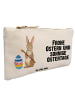 Mr. & Mrs. Panda Handtaschen Organizer Hase Eier Malen mit Spruch in Weiß