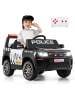 COSTWAY 12V Kinder Elektroauto Polizei in Schwarz