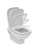 Ideal Standard WC-Set mit Absenkautomatik i.life A 54,5 x 36 x 33,5 cm weiß in weiß