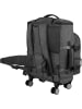 normani Reisetrolley mit kleinem 5L Rucksack und Hüftgurt in Anthrazit