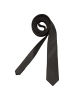 Seidensticker Krawatte Schmal (5cm) in Schwarz