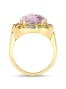 Rafaela Donata Ring Sterling Silber Amethyst in gelbgold