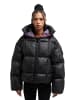 Carlo Colucci Winterjacke Deane in Schwarz