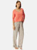 Schiesser Pyjamahose Mix & Relax in grau-jaspe