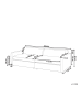 Beliani 3-Sitzer Sofa VINSTRA in Beige/Heller Holzfarbton