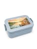 Mr. & Mrs. Panda Bento Box Otter See Pommes Design ohne Spruch in Blau Pastell