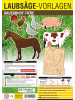 Dreipunkt Verlag Papeterie/PBS - Laubsäge-Vorlagen Bauernhof-Tiere