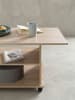 KADIMA DESIGN Design Couchtisch WL5.739 95 x 51 x 54,5 cm Drehbar mit in Sonoma
