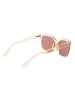 Serengeti Frauen Sonnenbrille Rechtwinklig Beige