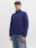 Jack & Jones Sweatshirt mit halbem Reißverschluss in Ocean Cavern