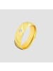 Adeliás Damen Ring aus Edelstahl mit Strass Steinchen in gold
