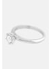 Ethische Diamanten Ring aus 375 Weißgold mit Lab Grown Diamant