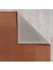 KADIMA DESIGN MOLE Esszimmerteppich Kurzflor Wolle 120x170 Orange Naturfaser in Orange