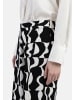 DreiMaster Klassik Damen Stoffhose in Schwarz Weiss