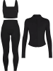 Circle Five Scrunch Shape Trainings-Set in Schwarz
