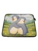 Mr. & Mrs. Panda Notebooktasche Pinguine Kuscheln Design ohne Sp... in Weiß