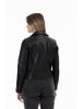 DreiMaster Vintage Bikerjacke Aus Leder in Schwarz