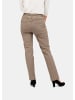 GOLDNER Klassische Jeanshose mit Komfortbund in beige