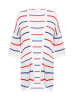 usha BLUE LABEL Women Cardigan in white navy red