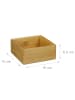 relaxdays 2x Ordnungsbox in Natur - (B)15 x (H)6,5 x (T)15 cm