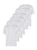 Jack & Jones T-Shirt Jack & Jones Tshirt JACJEANS UNDERWEAR 6er Set Pack in Weiß