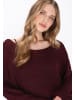DreiMaster Women Sweater in burgundy