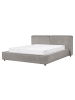 Beliani 10-tlg Doppelbett LINARDS in Grau