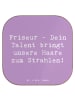 Mr. & Mrs. Panda Holzuntersetzer Spruch Friseur Talent mit Spruch in Lavendeltraum