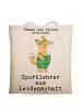 Mr. & Mrs. Panda Tote Bag Sportlehrer Leidenschaft mit Spruch in Creme