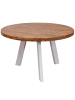 KADIMA DESIGN Esszimmertisch rund 130 cm Massiv Esstisch, Runder Holztisch