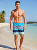 LUVANNI Boardshorts Style 593 Streifen in Blau