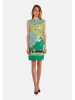 TOOCHE Kleid "Flowers" in Grün