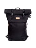 Doughnut Christopher Reborn 18 - Rolltop Rucksack 15" 45 cm (black x grapefruit) in schwarz
