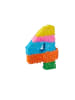 relaxdays 3tlg. Pinata Set "Zahl 4" in Bunt