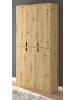 Inn.Furn Garderobenschrank Eiche Artisan 91 cm, Flurschrank mit flexibler Inneneinteilung
