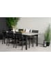 ebuy24 Gartenset Levels Schwarz 229 x 100 cm