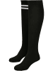 Urban Classics Urban Classics Unisex Ladies College Socks 2-Pack in black