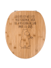 Mr. & Mrs. Panda Holz Toilettensitz Alpaka Fahne mit Spruch in Transparent