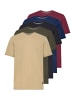 BLEND T-Shirt BHtee 5er-Pack in Schwarz