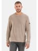 Camel Active Leichter Strickpullover im feinen Streifenmuster in Braun