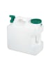 relaxdays Wasserkanister in Weiß/ Grün - 20 Liter