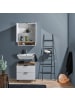 home24 home24 Waschbeckenunterschrank mit 2 Schubkästen aus Holzwerkstoff im modernen Stil in Matt Weiß