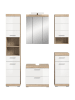 ebuy24 Badmöbelset Lambada Weiß 164 x 34 cm