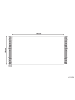 Beliani Geflochtener Teppich HISARLI in Braun/Gelb/Orange - (W) 80 x (H) 3 x (L) 150 cm