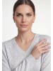 Usha Women Sweater in light grey melange
