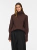 Vila Strickpullover in Coffee Bean