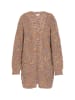 IZIA Damen Cardigan in Braun Mehrfarbig