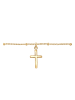 Elli Halskette 925 Sterling Silber Kreuz in Gold